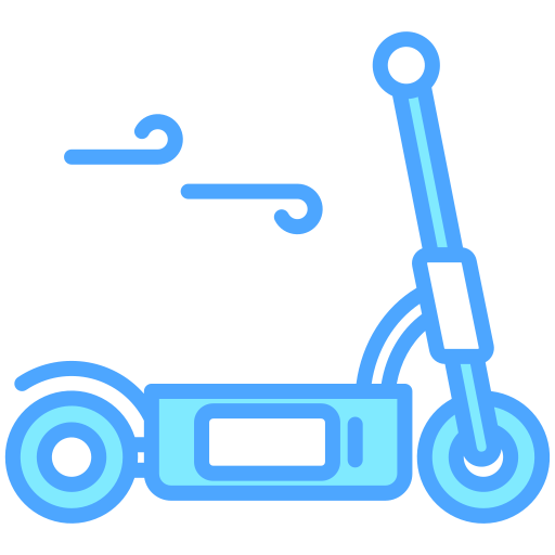 scooter electrico icono gratis