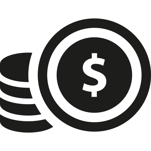 monedas icono gratis