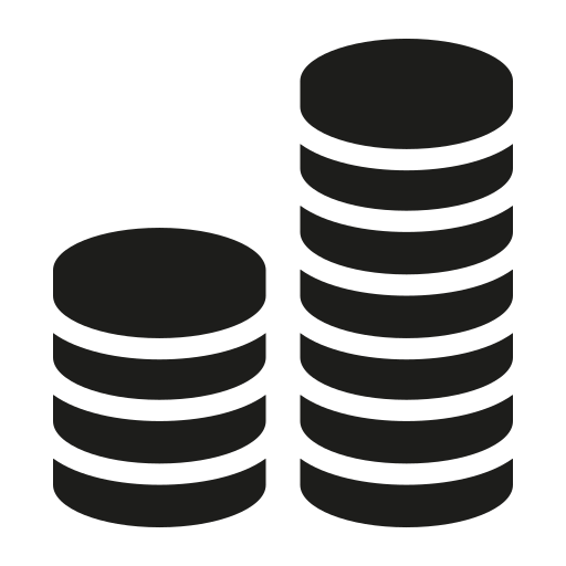 monedas icono gratis