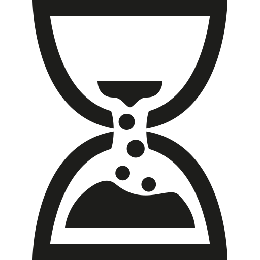 reloj de arena icono gratis