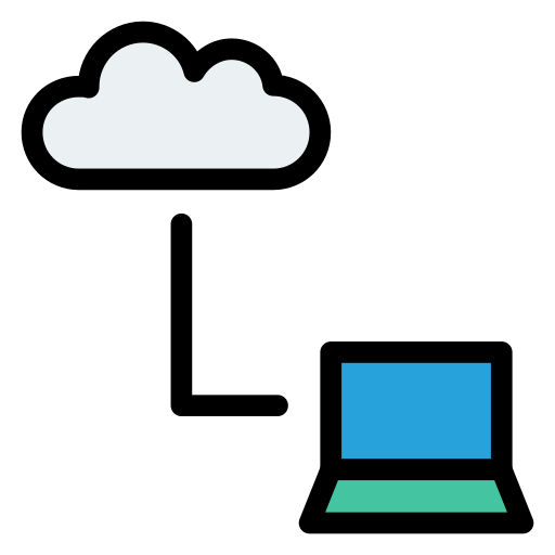 computación en la nube icono gratis