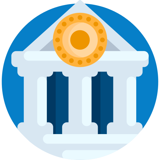 Bank Detailed Flat Circular Flat icon