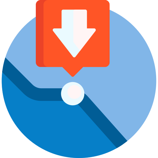 Pérdida icono gratis