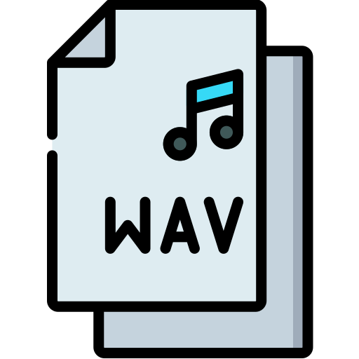 Wav icono gratis