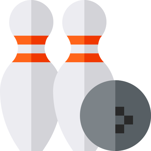 Bowling Basic Straight Flat icon