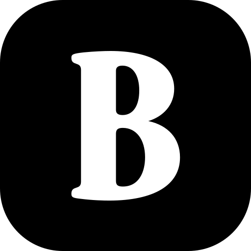 문자 b 무료 아이콘