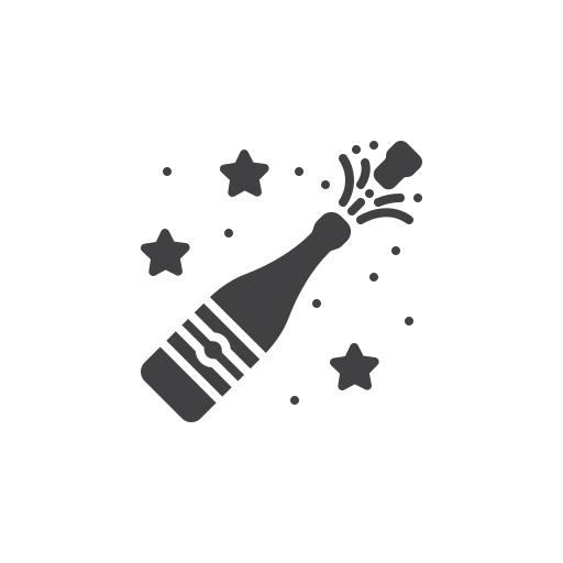 шампанское бесплатно иконка