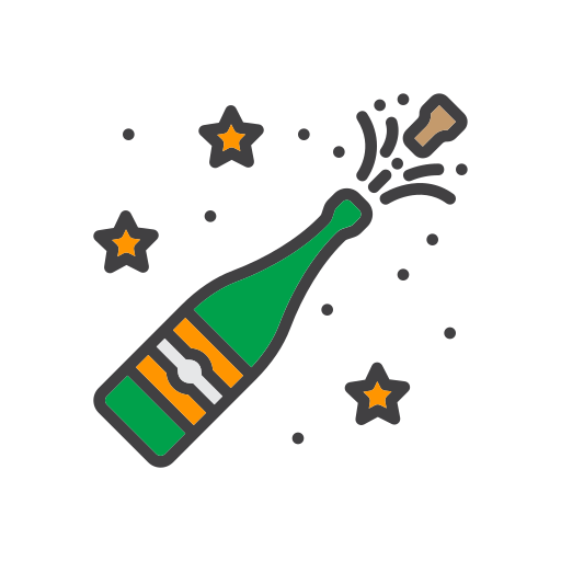 шампанское бесплатно иконка