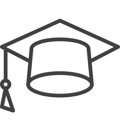 graduación icono gratis