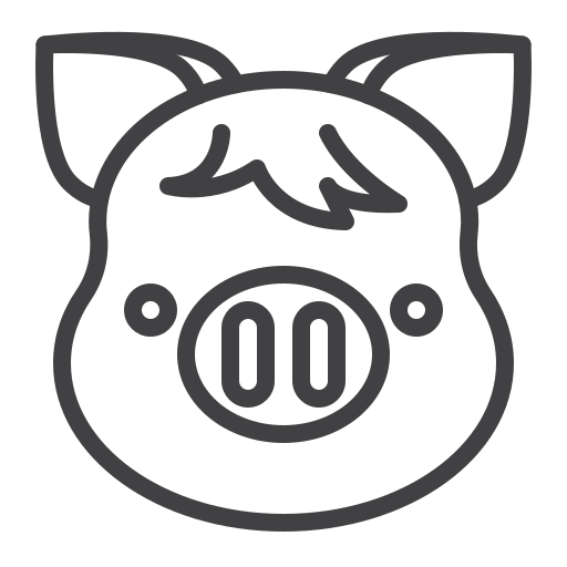 cerdito icono gratis