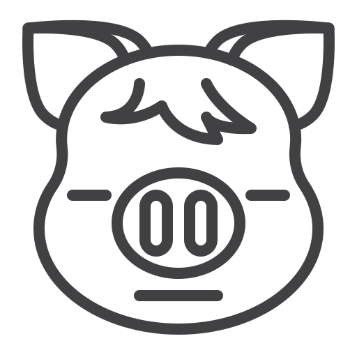 cerdito icono gratis