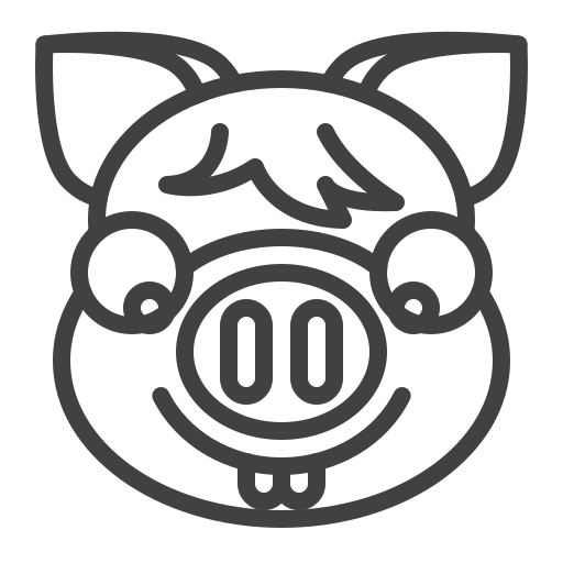 cerdito icono gratis