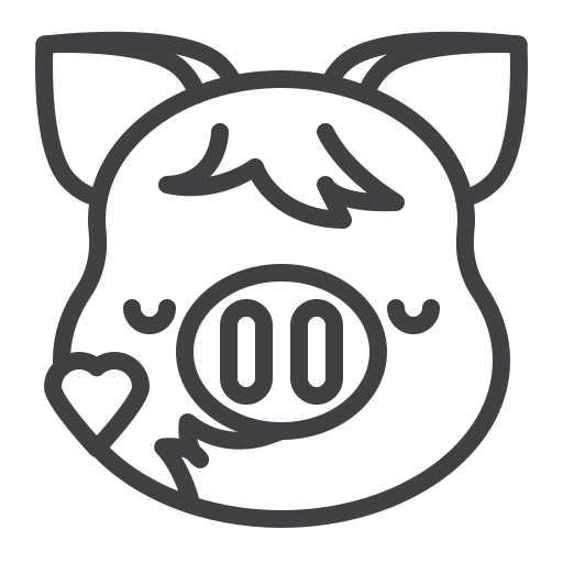 cerdito icono gratis