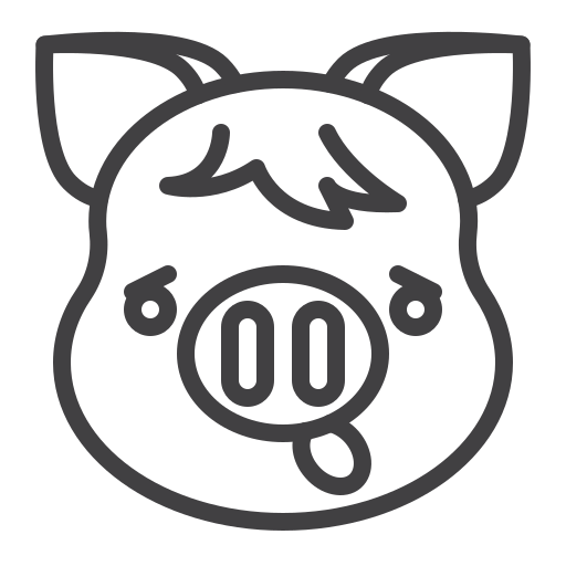 cerdito icono gratis