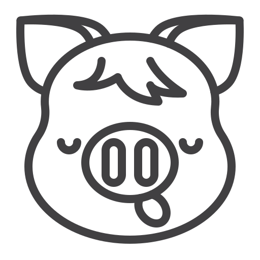 cerdito icono gratis