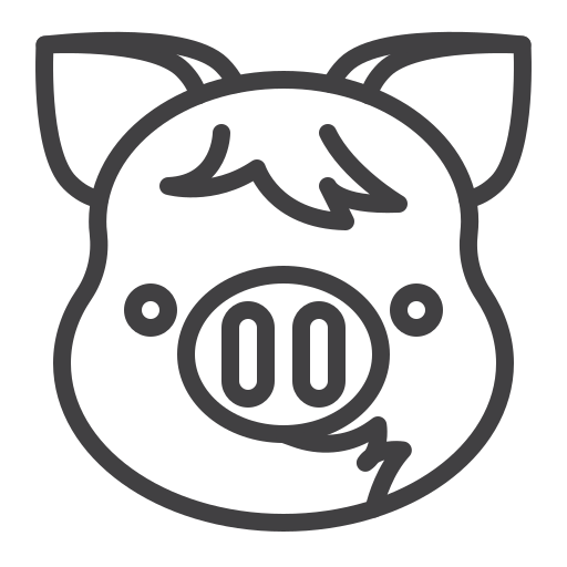 cerdito icono gratis