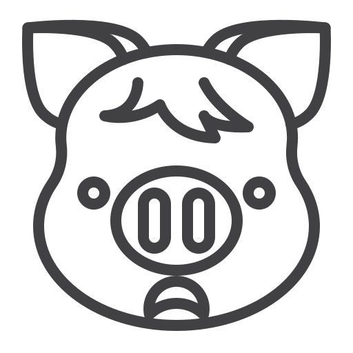 cerdito icono gratis