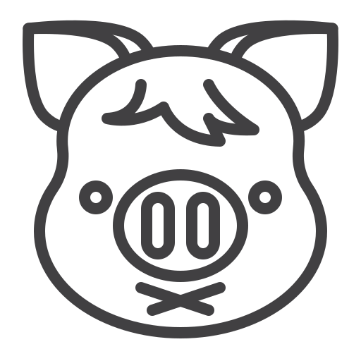 cerdito icono gratis