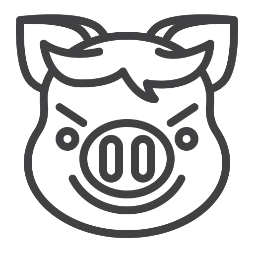 cerdito icono gratis