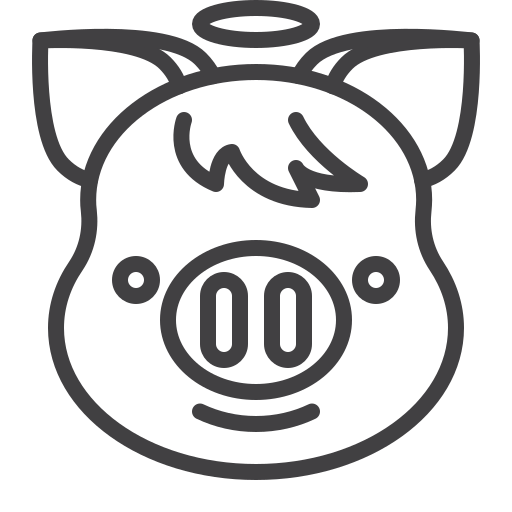 cerdito icono gratis