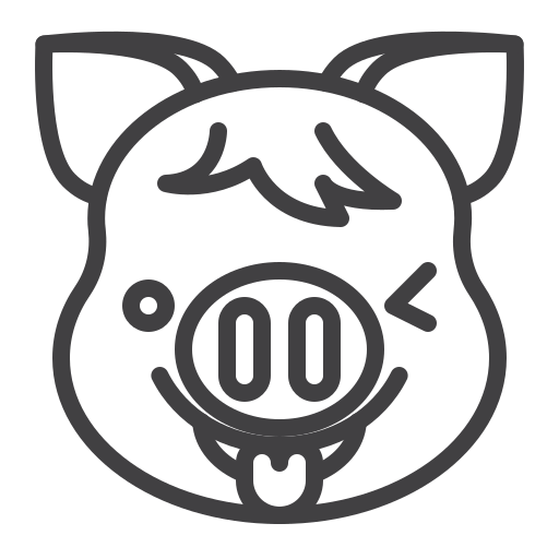 cerdito icono gratis