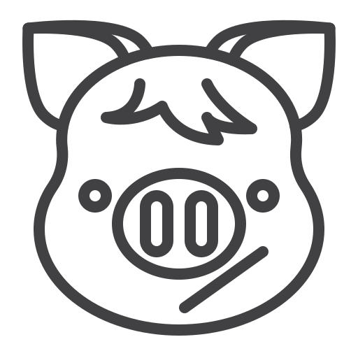 cerdito icono gratis