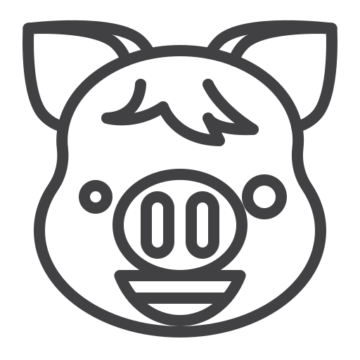 cerdito icono gratis