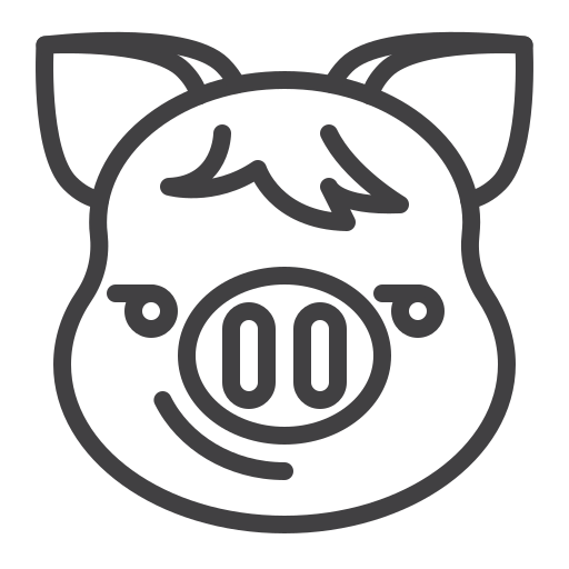 cerdito icono gratis