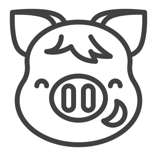 cerdito icono gratis