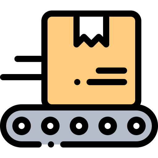 Конвейерная лента бесплатно иконка