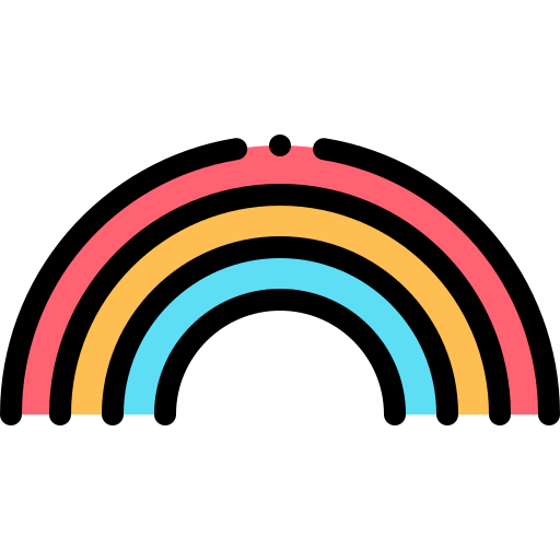 Arco iris icono gratis