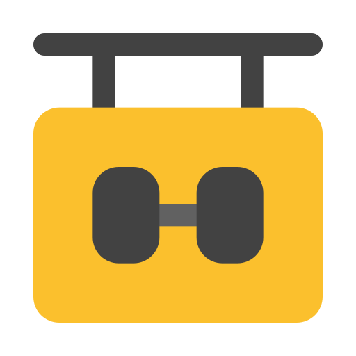 gimnasia icono gratis