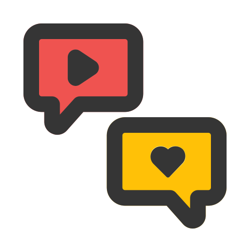 medios de comunicación social icono gratis