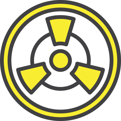radioactivo icono gratis