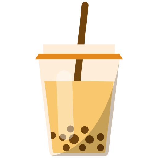 té de boba icono gratis