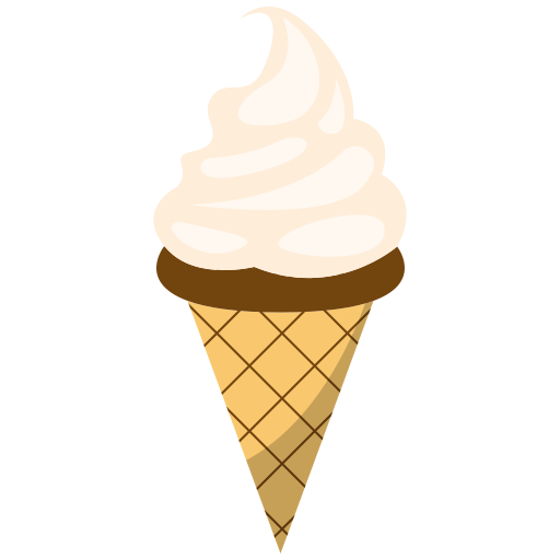 cucurucho de helado icono gratis