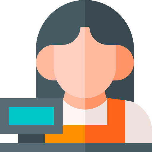 출납원 무료 아이콘