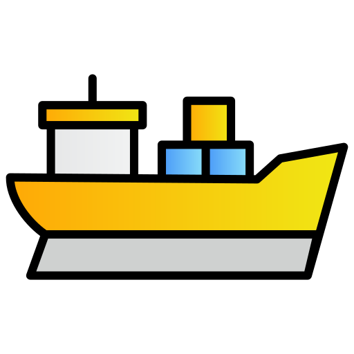 barco de carga icono gratis