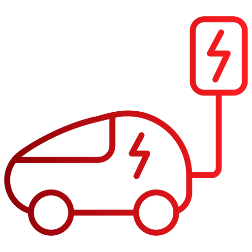 coche eléctrico icono gratis