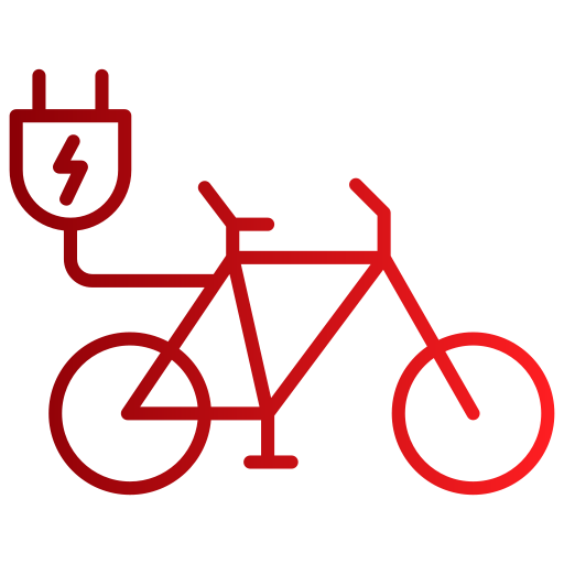 bicicleta eléctrica icono gratis