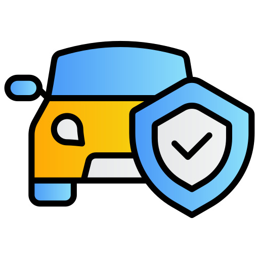 seguro de auto icono gratis