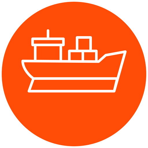 barco de carga icono gratis