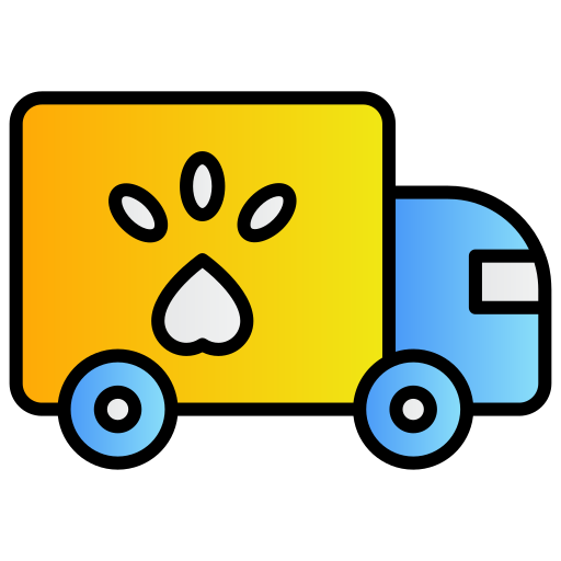 transporte de mascotas icono gratis