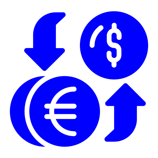 cambio de dinero icono gratis