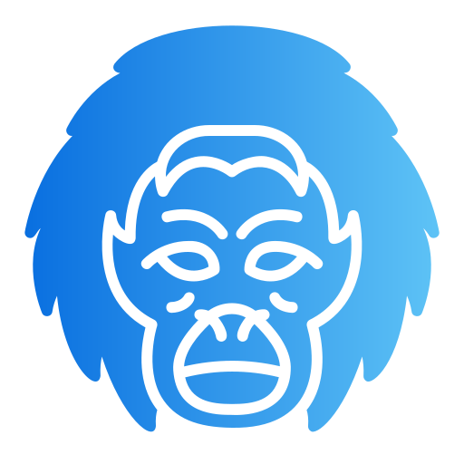 orangután icono gratis