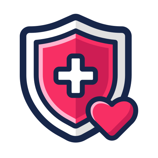 escudo de salud icono gratis