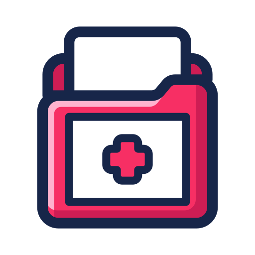 expediente medico icono gratis