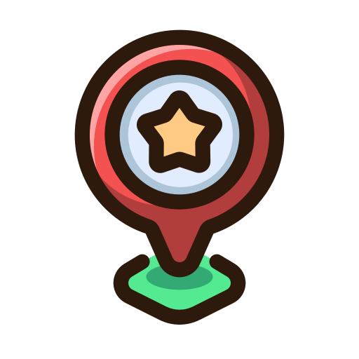 Favorite location free icon