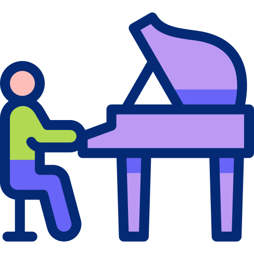 pianiste Icône gratuit pianiste Icône gratuit