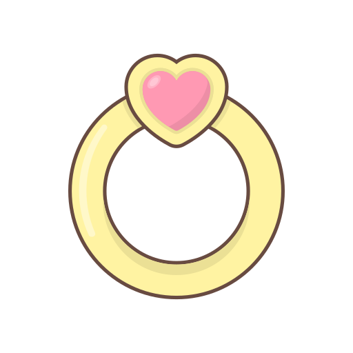 anillo de amor icono gratis